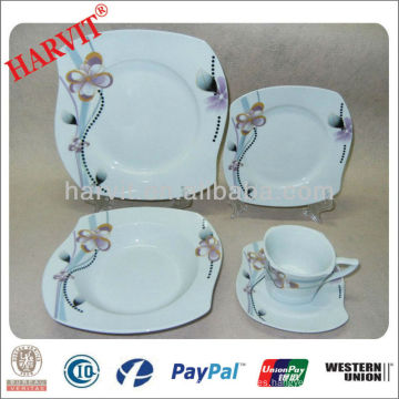 Set de la cena de la forma de s / cena elegante set / set de la cena de la porcelana 20pcs /